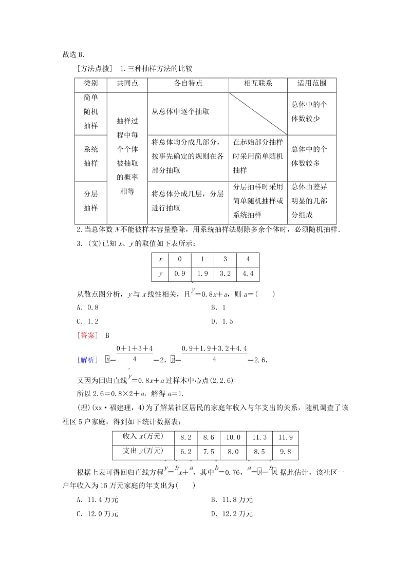 2019-2020年高考数学二轮复习 第一部分 微专题强化练 专题19 统计与统计案例（含解析）.doc_第2页