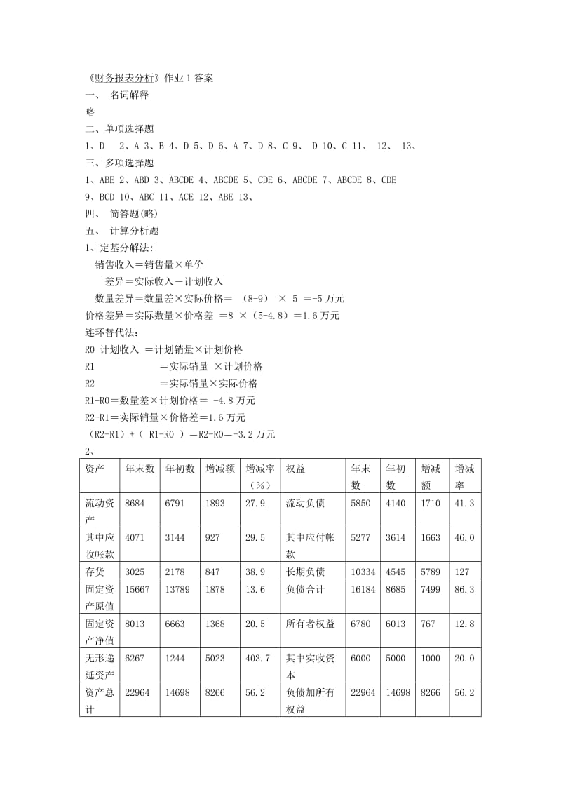 《财务报表分析》作业1答案.doc_第1页