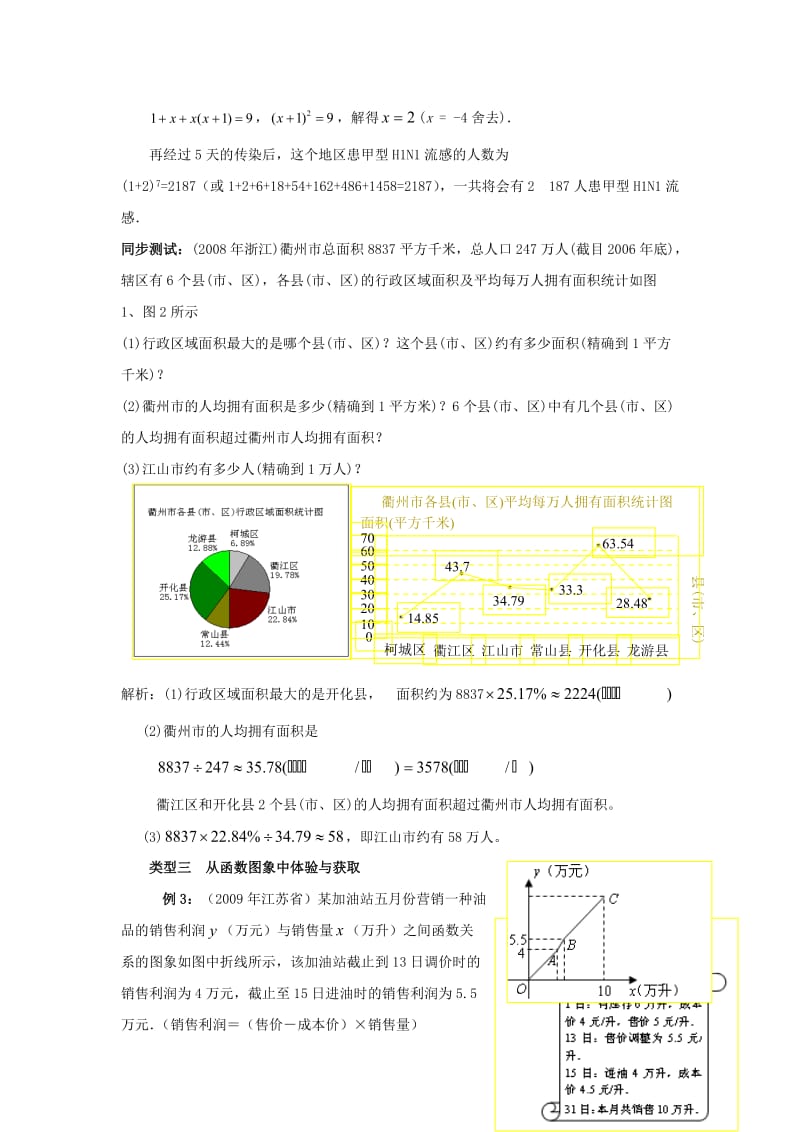 2011年中考数学专题复习教学案--图表信息专题(附答案).doc_第3页