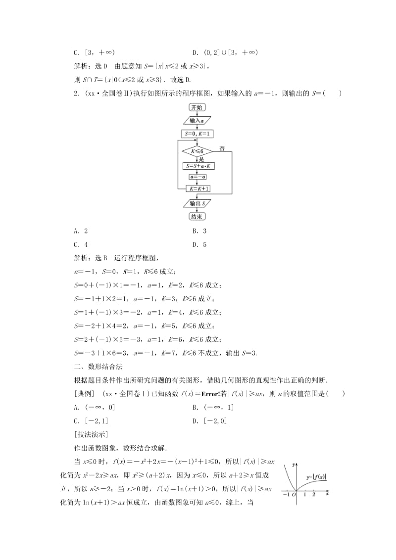 2019-2020年高考数学二轮复习 第二部分 板块（一）系统思想方法——融会贯通试题 文.doc_第2页