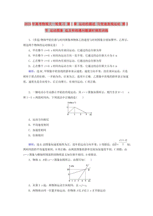 2019年高考物理大一輪復(fù)習(xí) 第1章 運(yùn)動(dòng)的描述 勻變速直線運(yùn)動(dòng) 第3節(jié) 運(yùn)動(dòng)圖象 追及和相遇問(wèn)題課時(shí)規(guī)范訓(xùn)練.doc