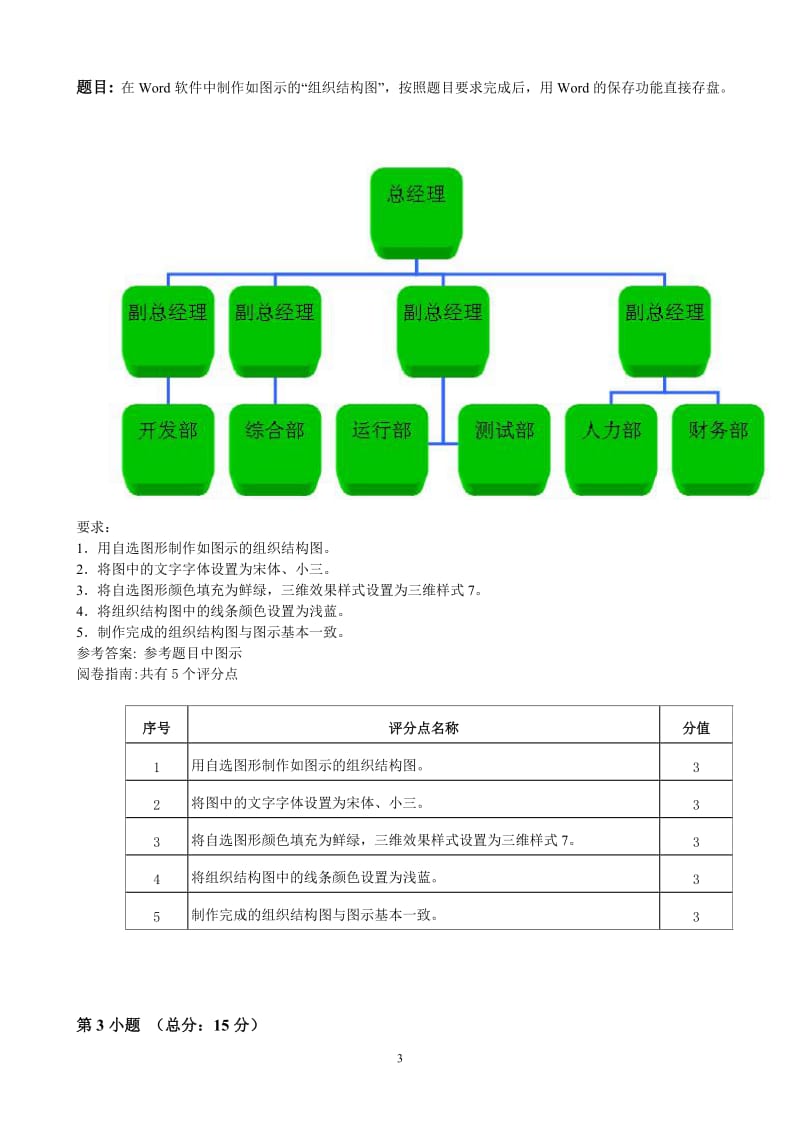 XXXX年下半年信息处理技术员考试试题及答案(H套).doc_第3页