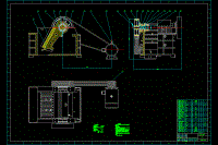 顎式破碎機傳動系統(tǒng)設計[7張CAD高清圖紙和說明書全套]