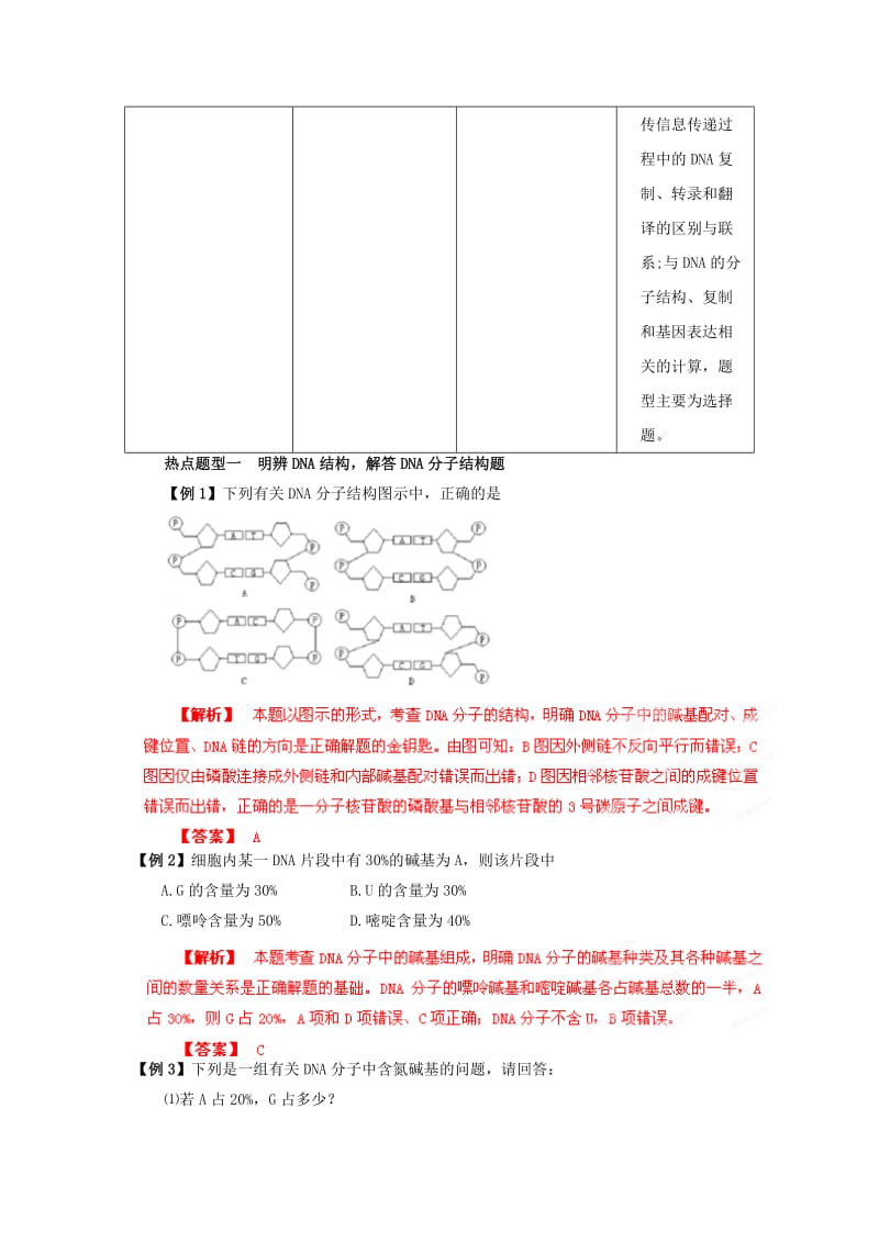 2019-2020年高考生物 考前30天冲刺押题系列 专题07 遗传的分子基础.doc_第2页