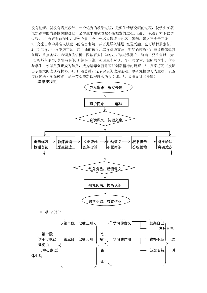 2019-2020年高考语文 复习必看《劝学》说课稿2.doc_第2页