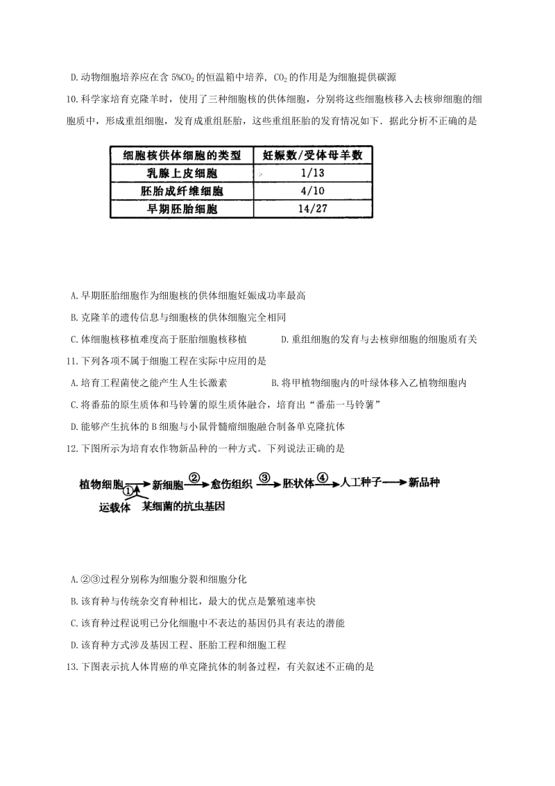 2019-2020年高二生物下学期第二次月考试题(VIII).doc_第3页