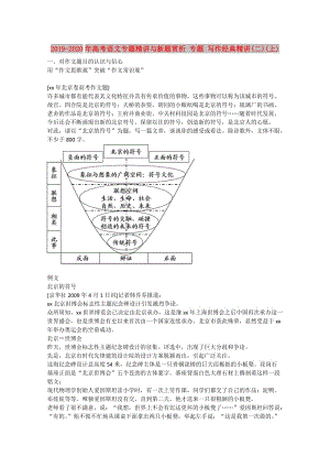 2019-2020年高考語文專題精講與新題賞析 專題 寫作經(jīng)典精講(二)(上).doc