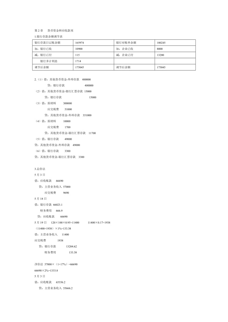 财务会计学课后答案全4999979.doc_第1页