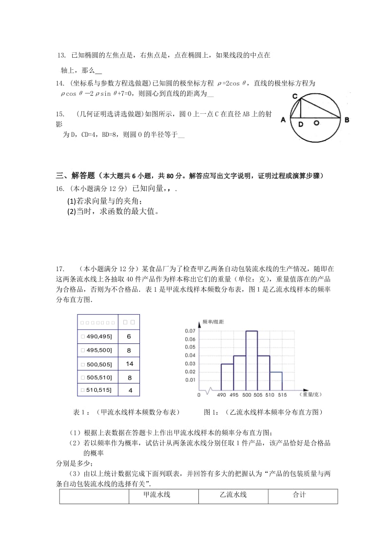 2019-2020年高三高考前最后模拟试卷（数学文）.doc_第2页