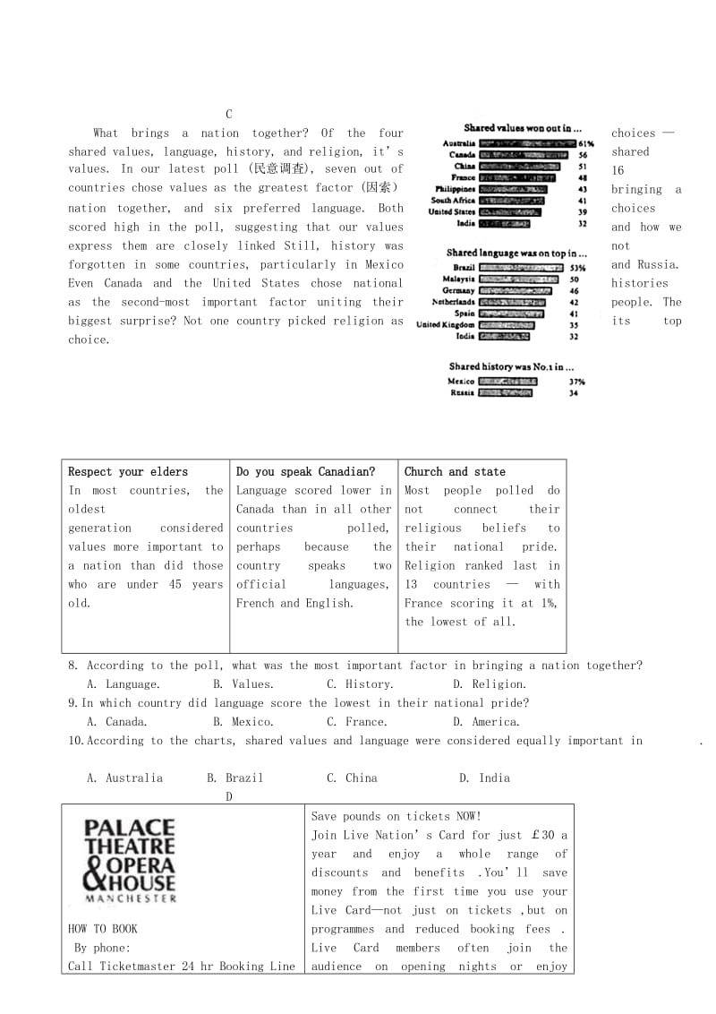 2019-2020年高三英语专题复习 专题三 阅读理解（应用类）.doc_第3页