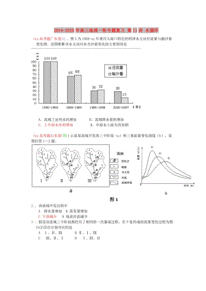 2019-2020年高三地理一輪專題復(fù)習(xí) 第11講 水循環(huán).doc