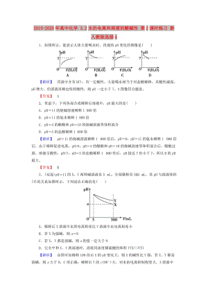 2019-2020年高中化學 3.2水的電離和溶液的酸堿性 第2課時練習 新人教版選修4.doc