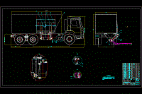 RL5250XLB侧栏板起重运输汽车改装设计[含高清CAD图纸和说明书]