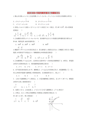 2019-2020年高考數(shù)學(xué)復(fù)習(xí) 專題練習(xí)七.doc