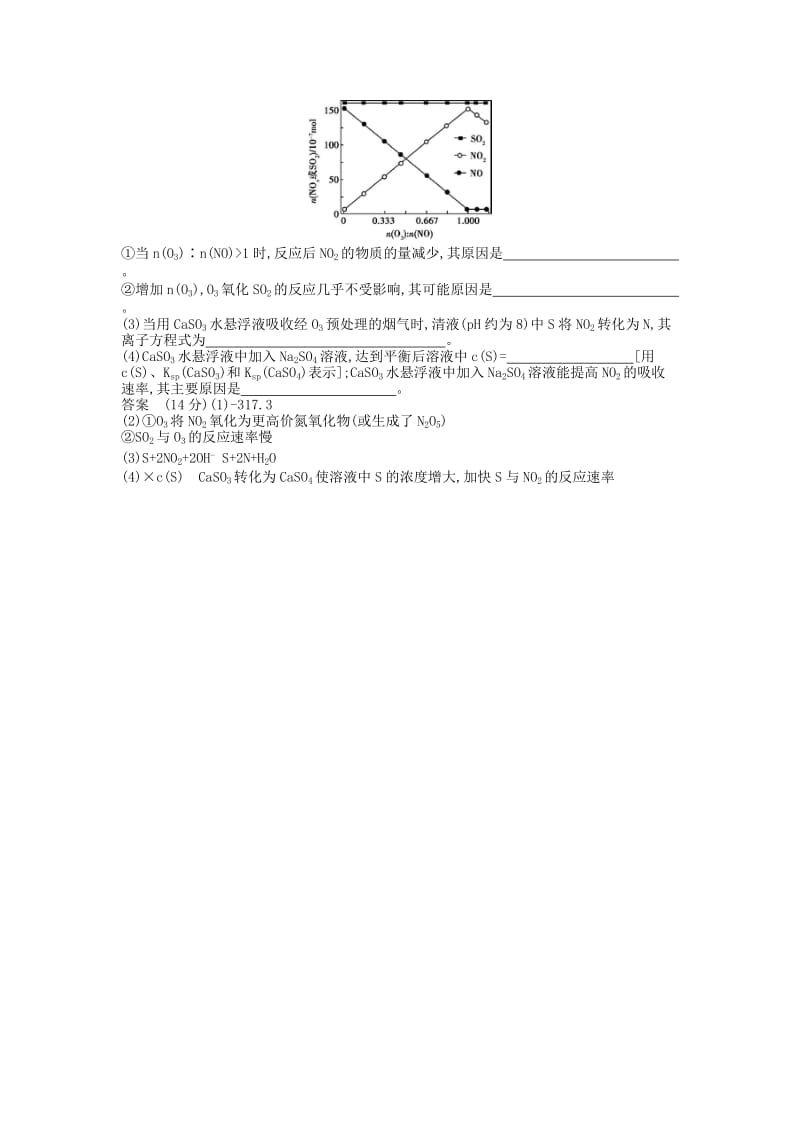 2019-2020年高考化学 专题十七 氧、硫及其化合物和环境保护练习.doc_第3页