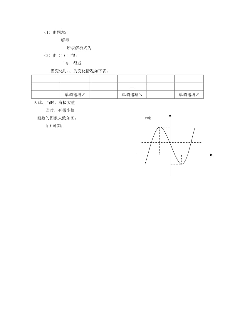 2019-2020年高中数学 第4章 函数的极值同步练习 北师大版选修1-1.doc_第3页