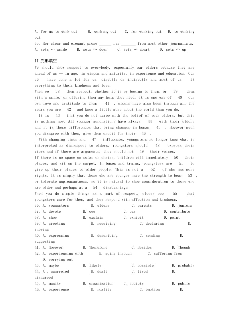 2019-2020年高中英语 Unit2 Robots单元测试2 新人教版选修7.doc_第2页