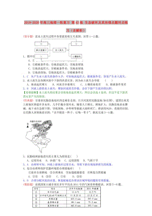 2019-2020年高三地理一輪復(fù)習(xí) 第43練 生態(tài)破壞及其治理點(diǎn)題對點(diǎn)練習(xí)（含解析）.doc