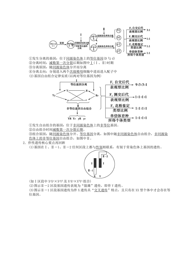 2019-2020年高三生物一轮复习 回扣落实（四）.doc_第3页