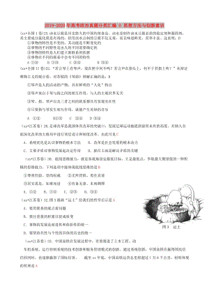 2019-2020年高考政治真題分類匯編 O 思想方法與創(chuàng)新意識.doc