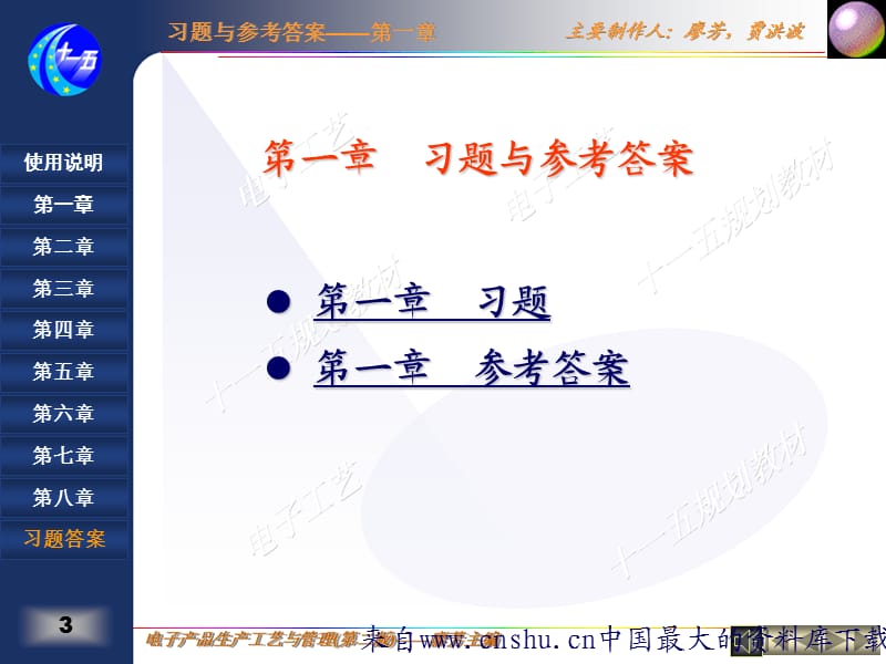 电子产品生产工艺与管理习题及参考答案ppt144页1.ppt_第3页