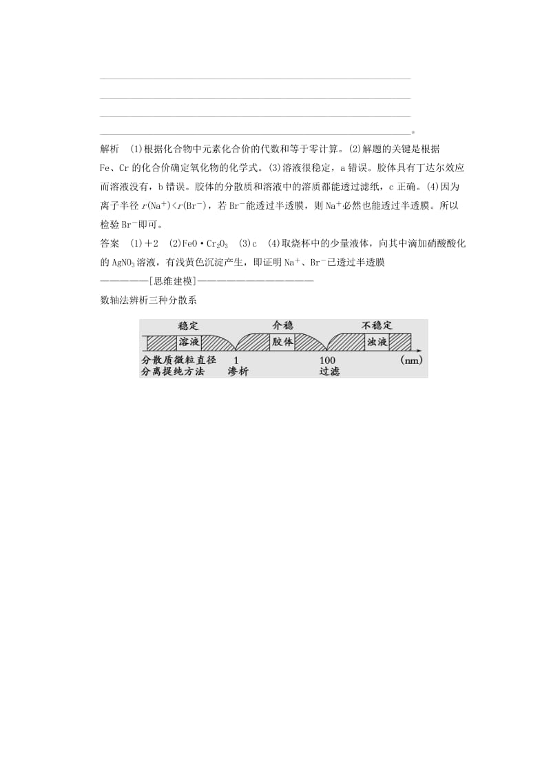 2019-2020年高考化学二轮专题题组训练 第1讲 考点3 一种重要的分散系-胶体（含解析）.doc_第2页