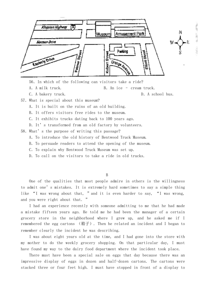 2019-2020年高三英语上学期阶段测试试题精选（4）.doc_第2页