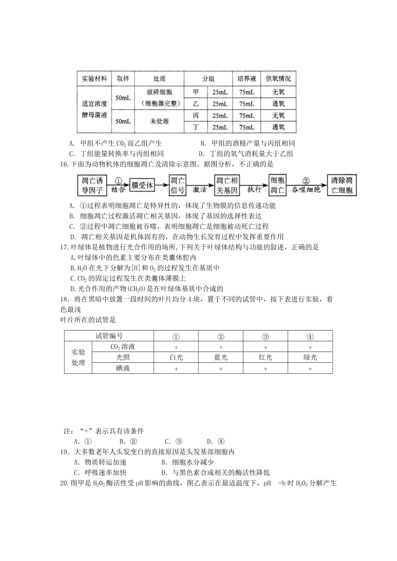 2019-2020年高二上学期三校联考生物B卷.doc_第3页