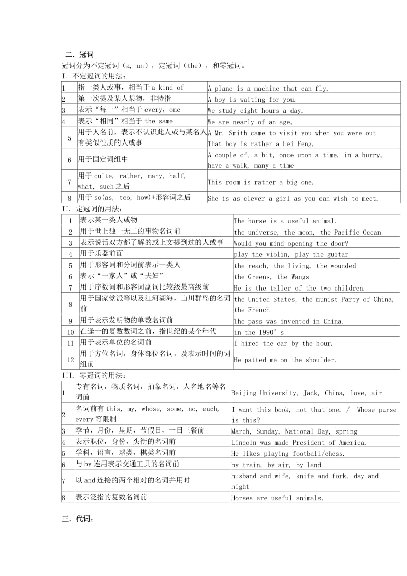 2019-2020年高三英语期末考试复习复习材料-13种语法现象小结.doc_第3页