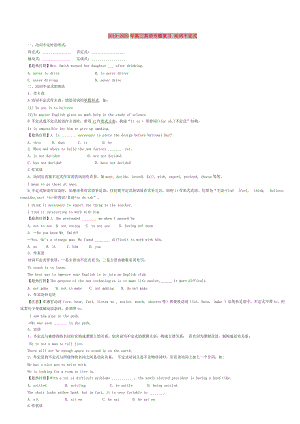 2019-2020年高三英語專題復(fù)習(xí) 動(dòng)詞不定式.doc