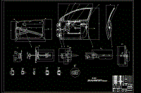 豐田威馳轎車前門設(shè)計(jì)[含玻璃升降器]-前車門【含CAD高清圖紙和說明書】