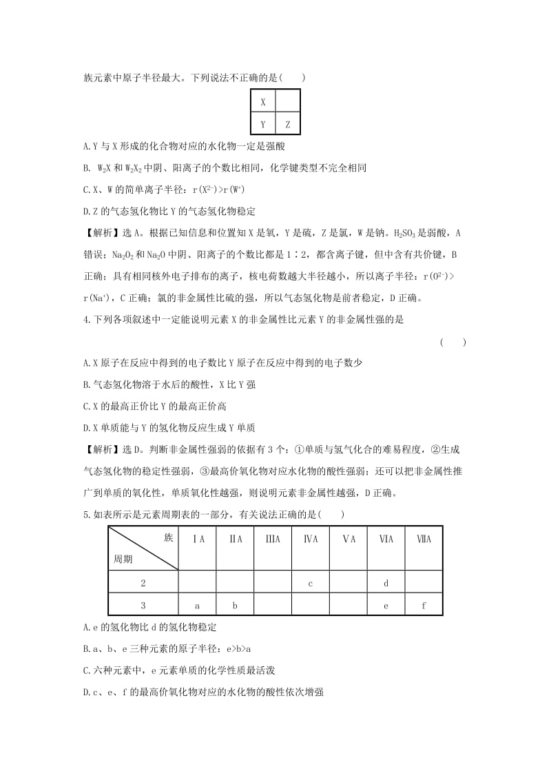 2019-2020年高考化学一轮复习 高效演练15 新人教版.doc_第2页