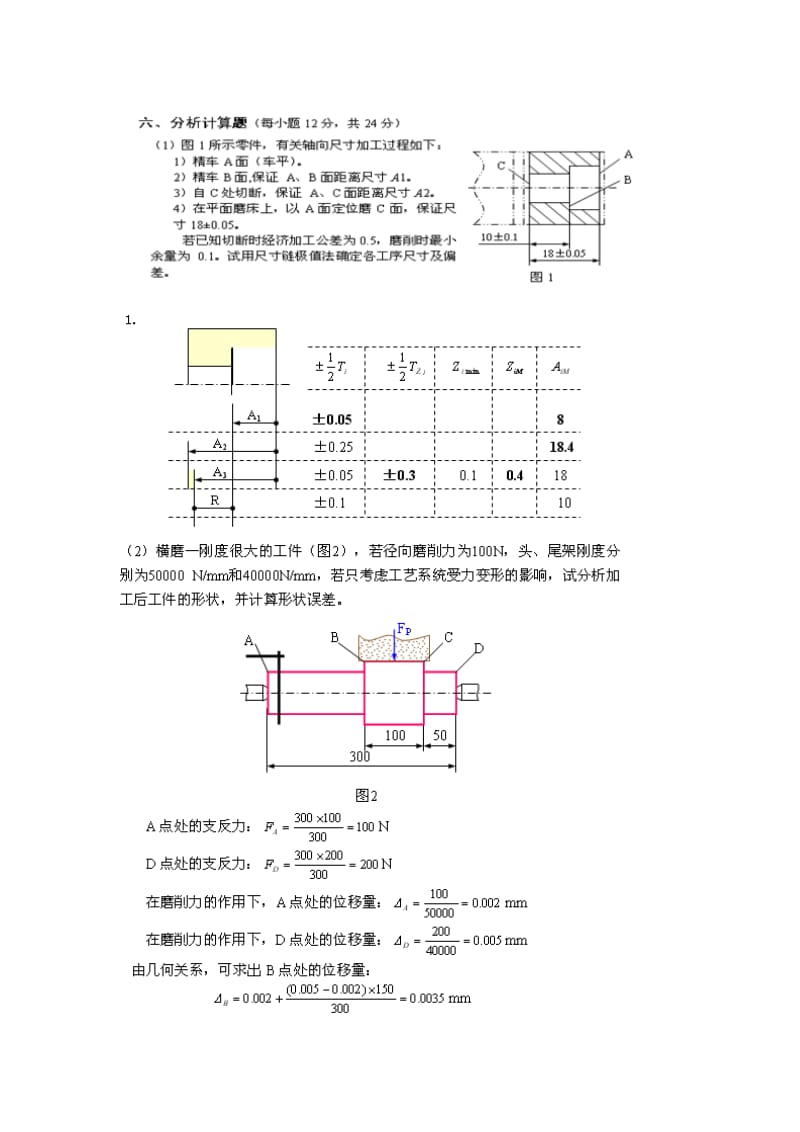 机械制造技术试题含答案.doc_第1页