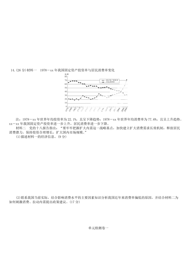 2019-2020年高考政治 第一单元 生活与消费复习题 新人教版必修1.doc_第3页