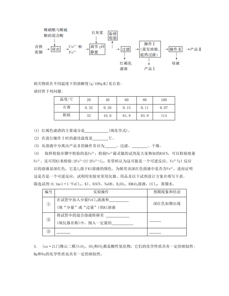 2019-2020年高考化学 化学实验探究综合训练.doc_第2页