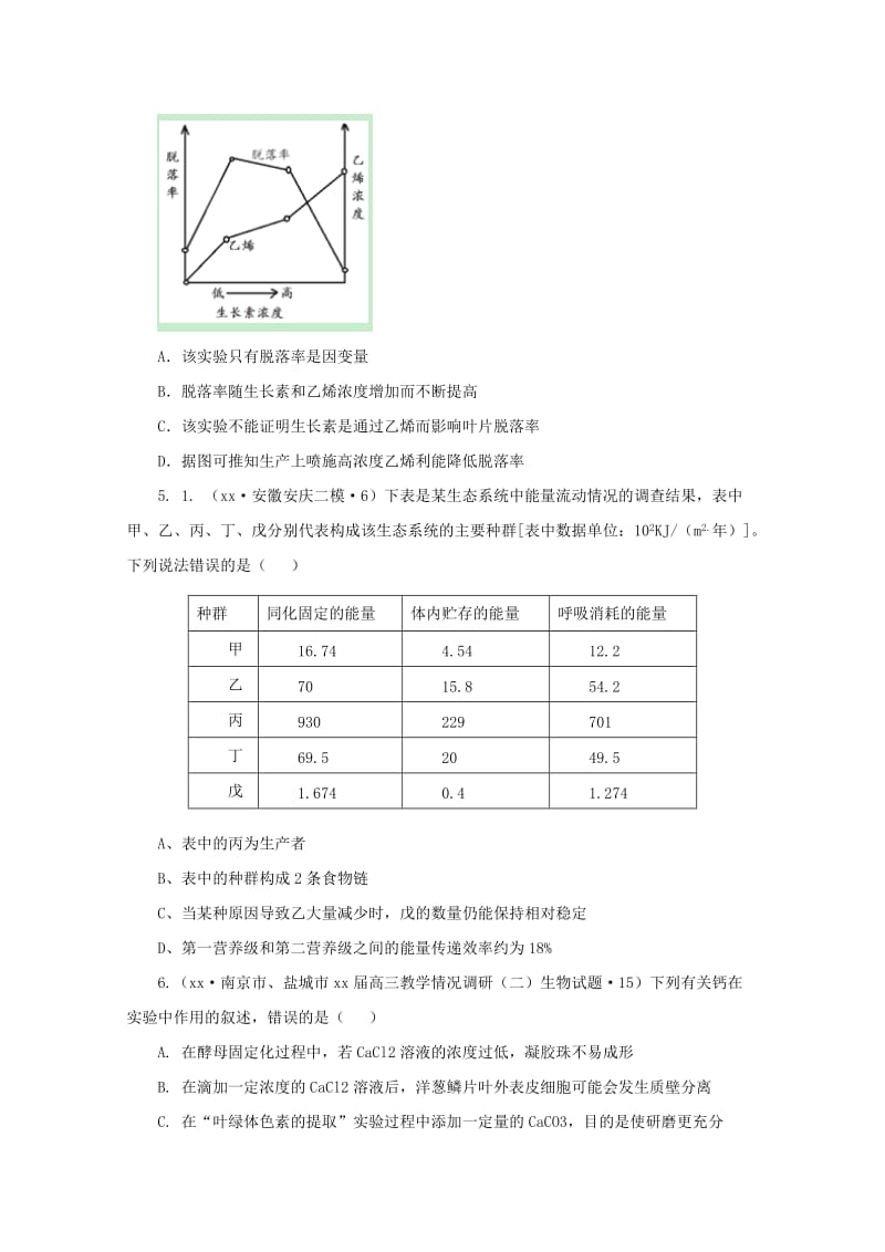 2019-2020年高考压轴冲刺卷 广东卷（一）理综生物.doc_第2页