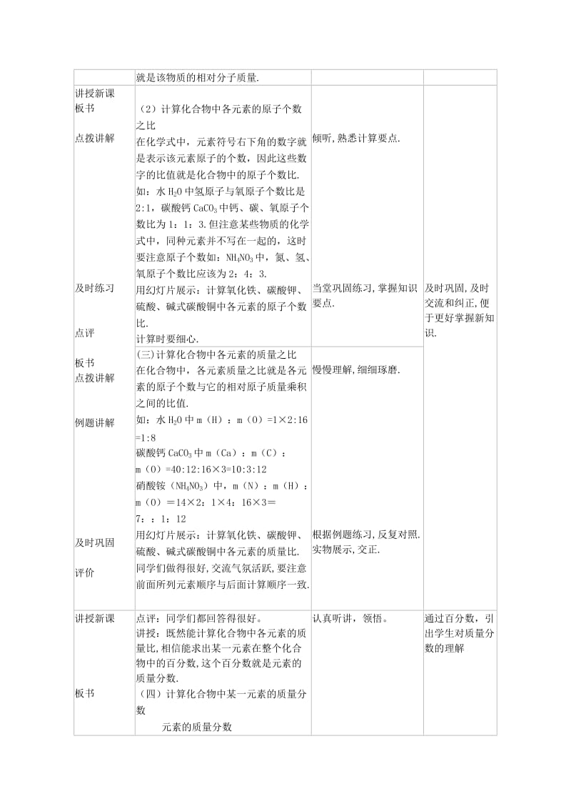 2019-2020年九年级化学全册《物质的组成》教案 沪教版.doc_第2页