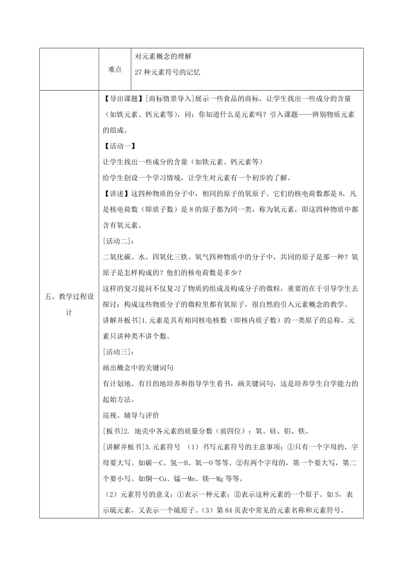 2019-2020年九年级化学上册2.4辨别物质的元素组成教案新版粤教版.doc_第2页