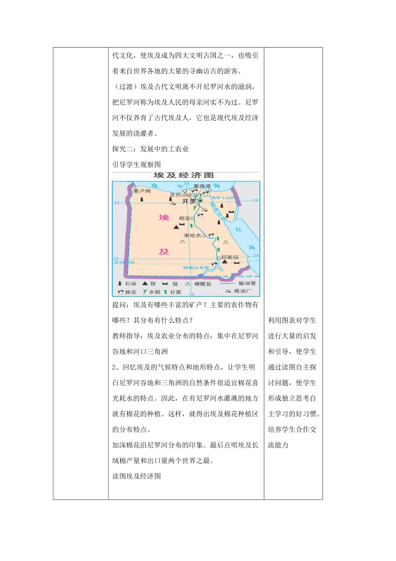 2019-2020年七年级地理下册8.2埃及教案2新版湘教版.doc_第3页