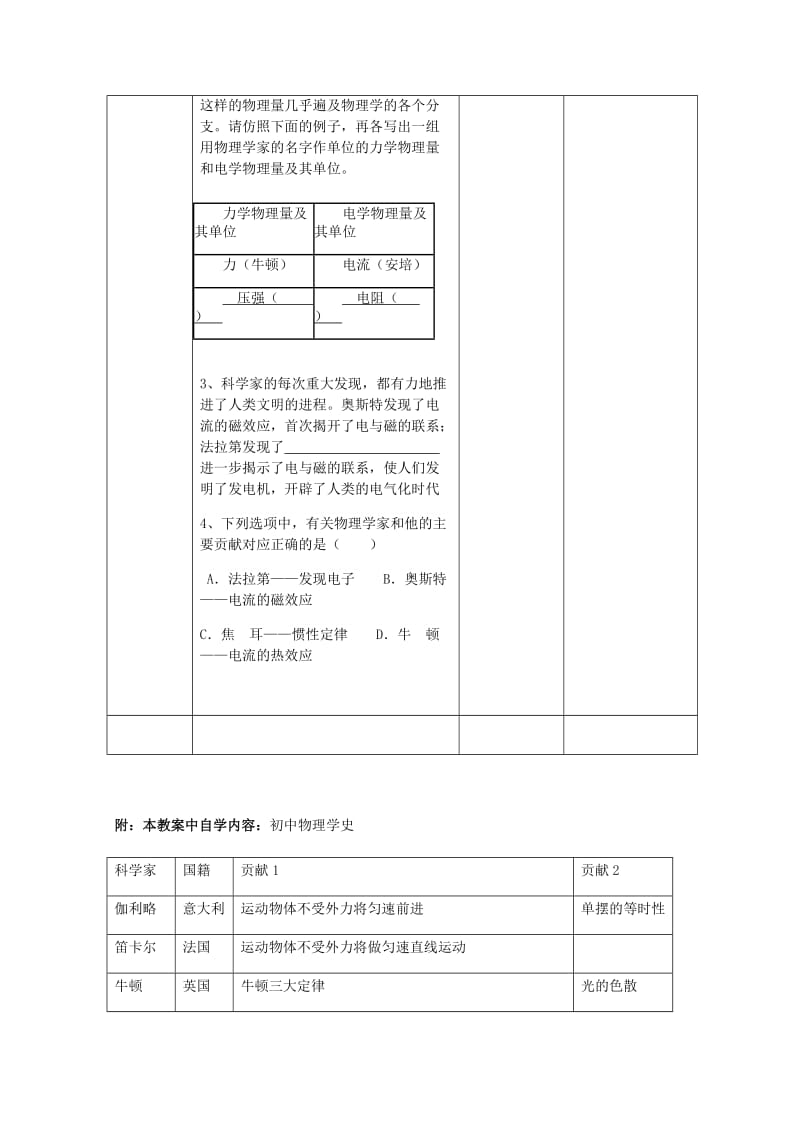 2019-2020年中考物理 物理学史教案.doc_第3页