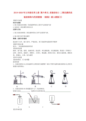 2019-2020年九年級(jí)化學(xué)上冊(cè) 第六單元 實(shí)驗(yàn)活動(dòng)2 二氧化碳的實(shí)驗(yàn)室制取與性質(zhì)教案 （新版）新人教版(I).doc