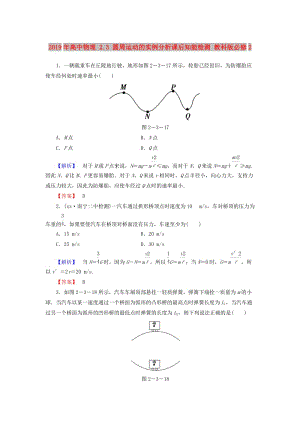 2019年高中物理 2.3 圓周運動的實例分析課后知能檢測 教科版必修2.doc