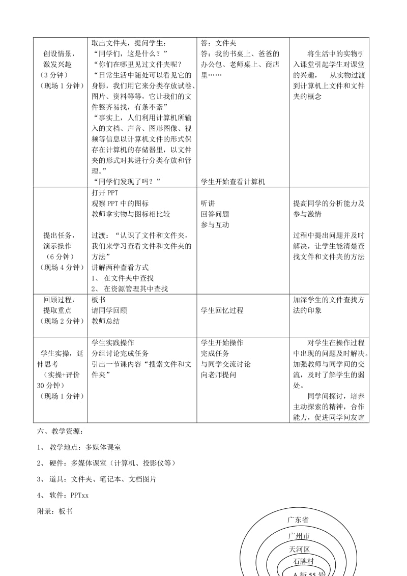 2019-2020年七年级信息技术 查看文件和文件夹教案 青岛版.doc_第2页