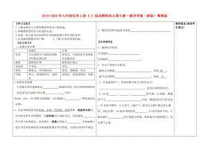 2019-2020年九年級化學(xué)上冊 5.2 組成燃料的主要元素—碳導(dǎo)學(xué)案（新版）粵教版.doc