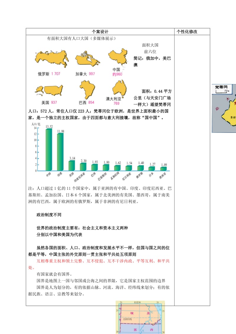 2019-2020年七年级地理上册 第五章《发展与合作》教学设计 新人教版.doc_第2页