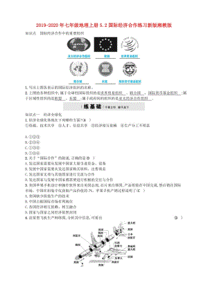 2019-2020年七年級地理上冊5.2國際經(jīng)濟(jì)合作練習(xí)新版湘教版.doc