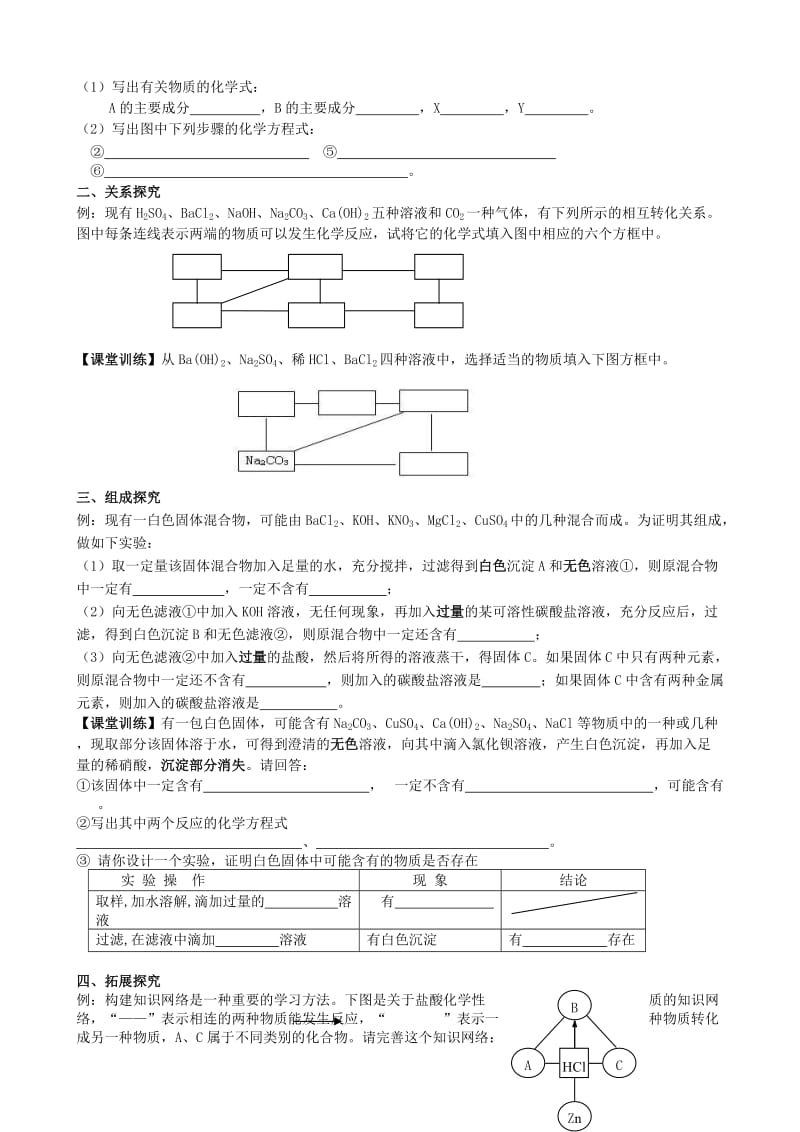 2019-2020年九年级化学 中考专题复习 专题4 酸碱盐二 人教新课标版.doc_第2页