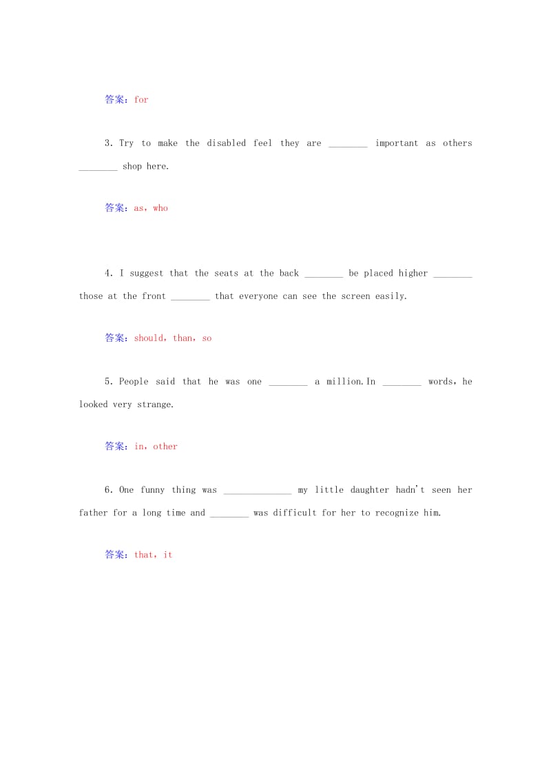 2019年高中英语 Unit 1 第三学时 Using Language练习 新人教版选修7.doc_第3页