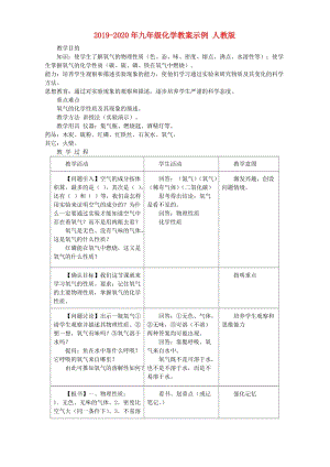 2019-2020年九年級(jí)化學(xué)教案示例 人教版.doc