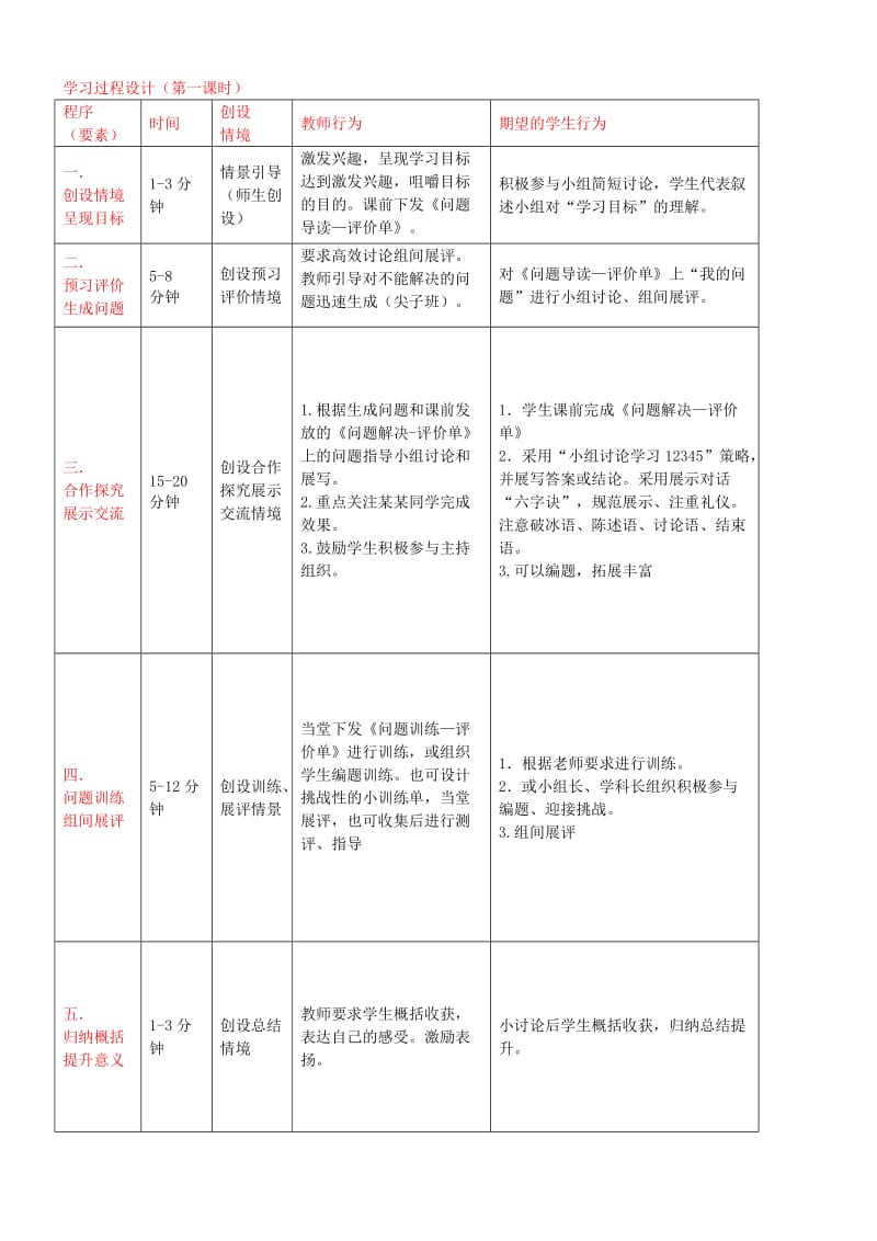 2019-2020年七年级政治上册 第一课 第1框 新学校 新同学教学案（无答案） 新人教版.doc_第3页